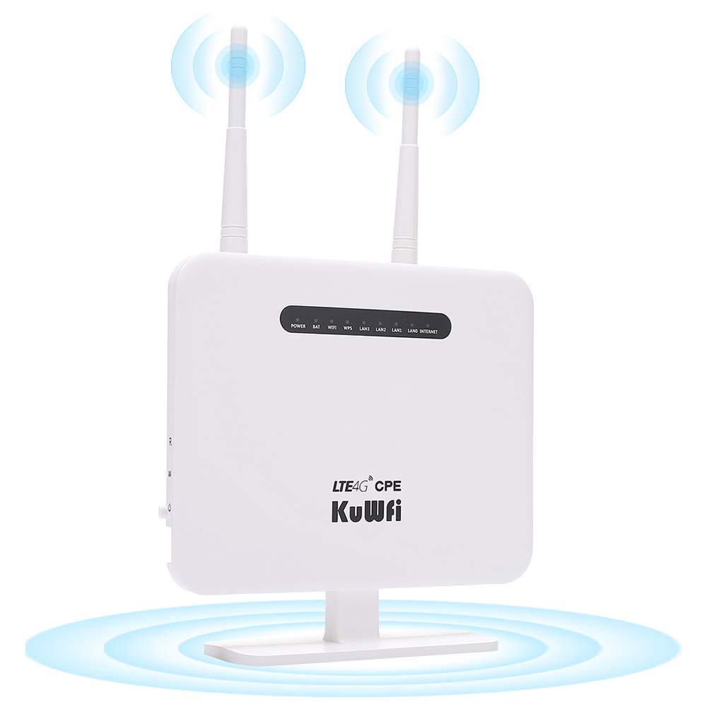 ルーター・ネットワーク機器 Mobile Router SIM Free 8 units KuWFi 4G Router - Unlocked LTE Modem with SIM Card Slot